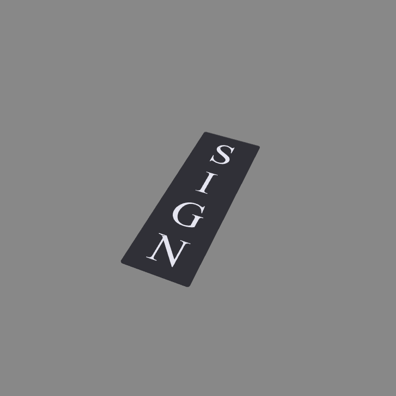 Custom Clear Acrylic Signs
